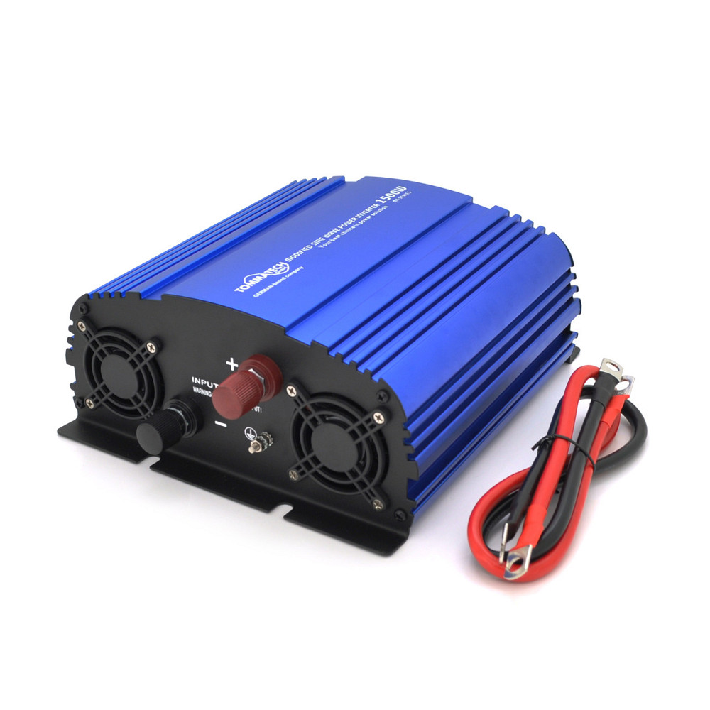 Инвертор напряжения Tommatech MS-1500, 12V/220V, 1500W с аппроксимированной синусоидой, 2Shuko, USB, клеммные провода, 6 Киев - изображение 2