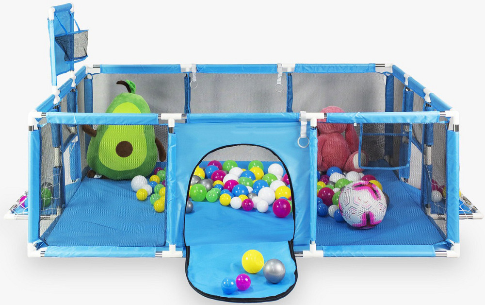 Дитячий манеж блакитний 180×120см Diego Київ - фото 3