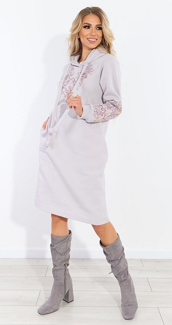 Тепле плаття з вишивкою (42-44) Київ - фото 2