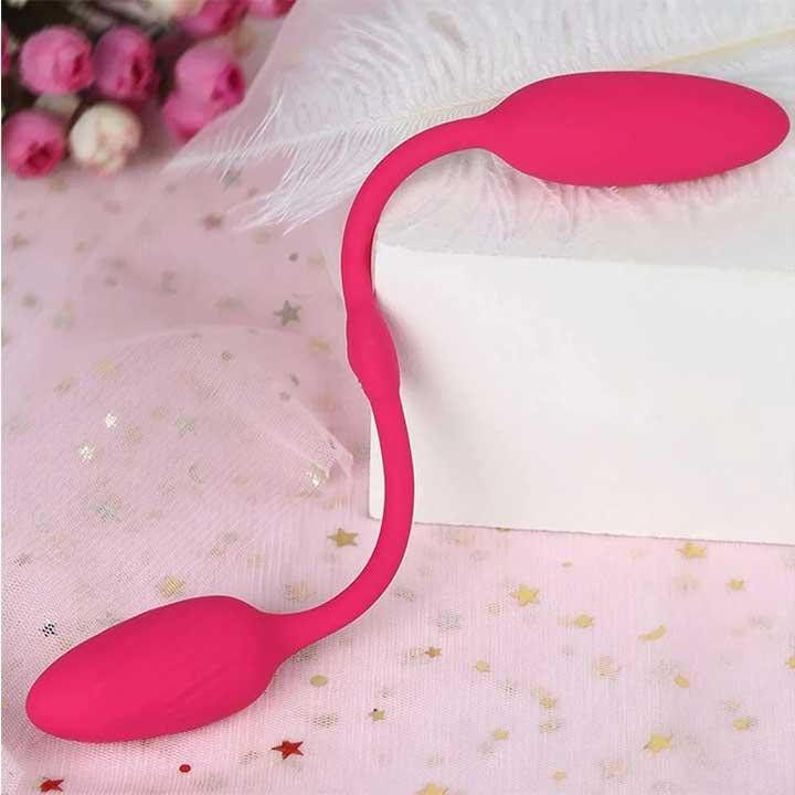 Двойной гибкий анально-вагинальный вибратор Pretty Love Double Egg Винница - изображение 7