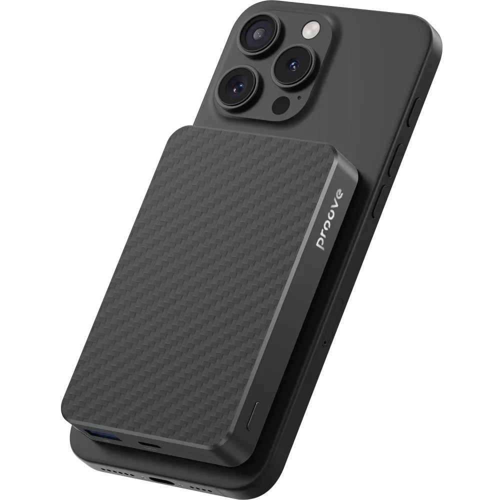 Універсальна мобільна батарея Proove Carbon Slim 22.5 W 10000 mAh Black (PBCS22110001) ( 18590 ) Харків - фото 4