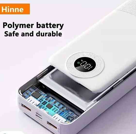 Павербанк Hinne 20000 mAh з вбудованими кабелями (PD fast charge) Харків