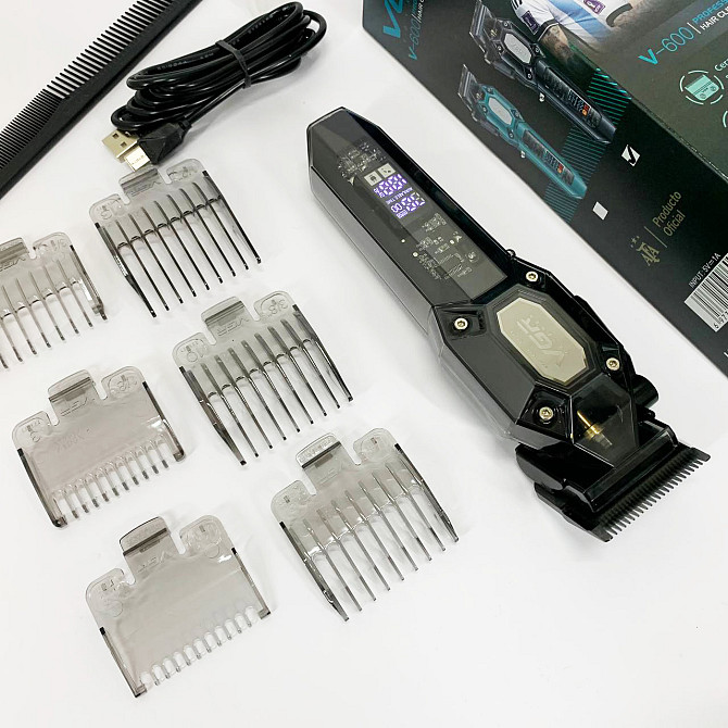 Машинка для стрижки с множеством насадок VGR V-600, Домашняя машинка аккумуляторная для стрижки волос RN-52 Львов - изображение 7