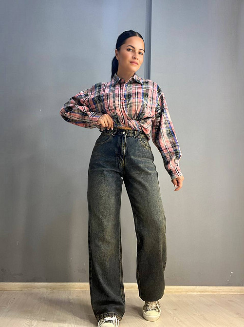 Джинси жіночі Its Basic 4118 straight fit прямі від стегна, синій, 36, 36, 68 см, 100 см Київ - фото 17