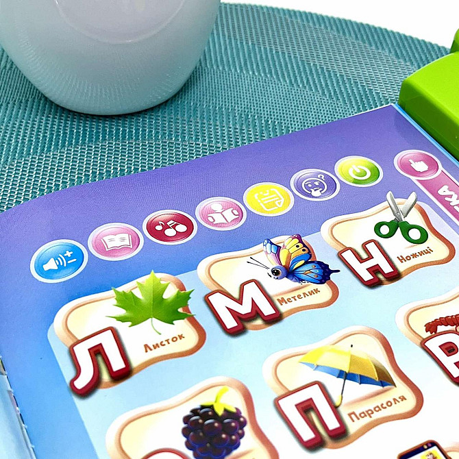 Інтерактивна Книга Віммельбух WToys українська озвучка 19 цікавих тем для навчання (51822) Чернігів - фото 9