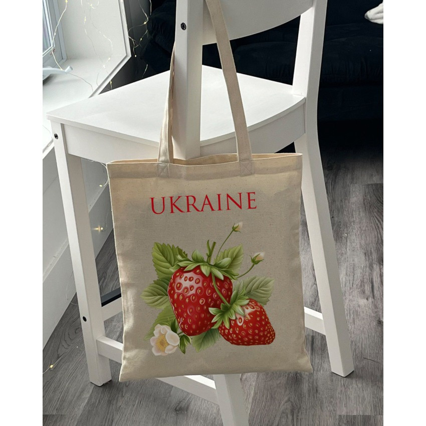 Екошопер BookOpt BK4086 Полуниця. Дивовижні ласощі, даровані природою бежевий Киев - изображение 8