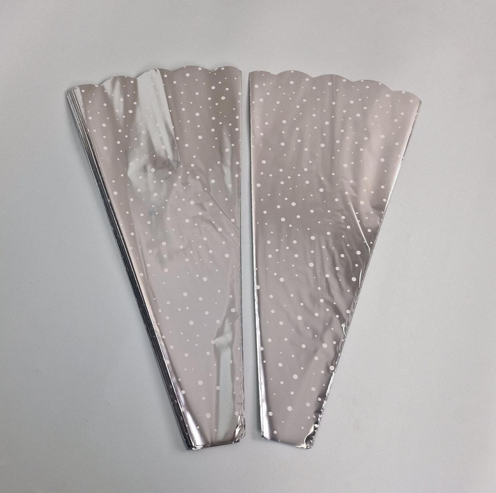 Конусная упаковка под цветы h60/ 6низ/29верх металл (100 шт)  узор87 (6) (100 шт) Харьков - изображение 2