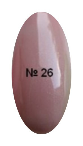 Гель -лак №26 UV Gel-Lacguer SOFIA 8.6 мл США (розово-серо коричневый) Киев - изображение 1