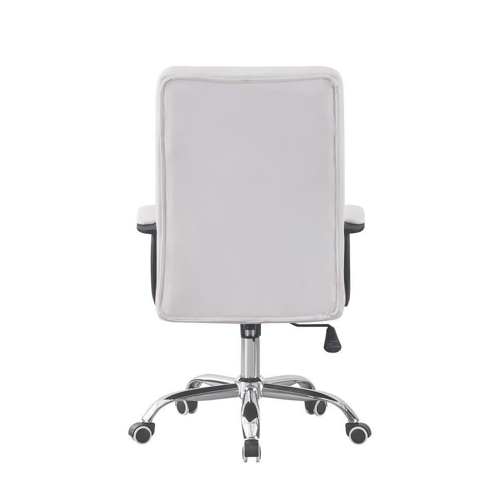 Крісло офісне комп'ютерне Bonro B-627 екошкіра робоче для комп'ютера Білий Київ - фото 3