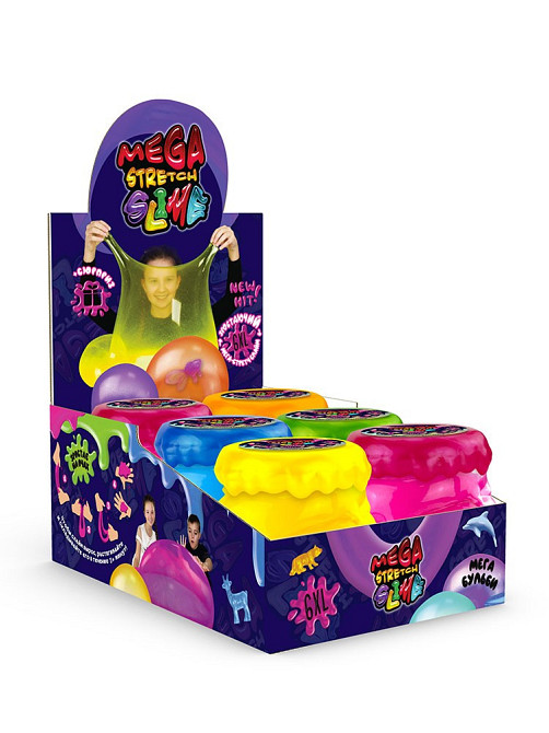 В'язка маса "Mega Stretch Slime" 6XL укр (6), шт Київ - фото 1