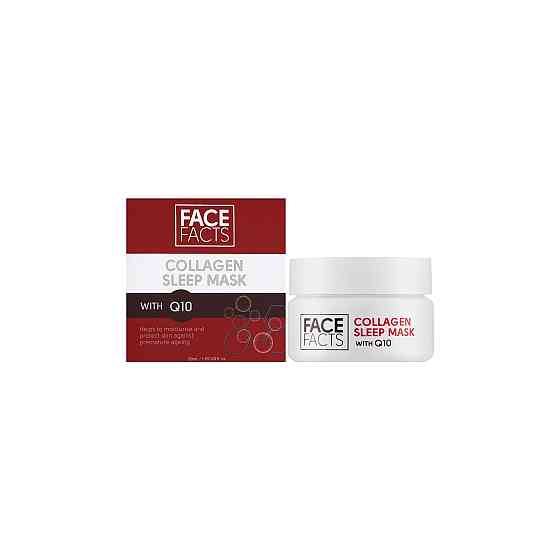 Ночная гель-маска с коллагеном и коэнзимом Q10 Face Facts 50 мл Киев