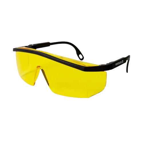 Окуляри захисні жовті відкриті ALFA SPEC 2711 Сизам Житомир