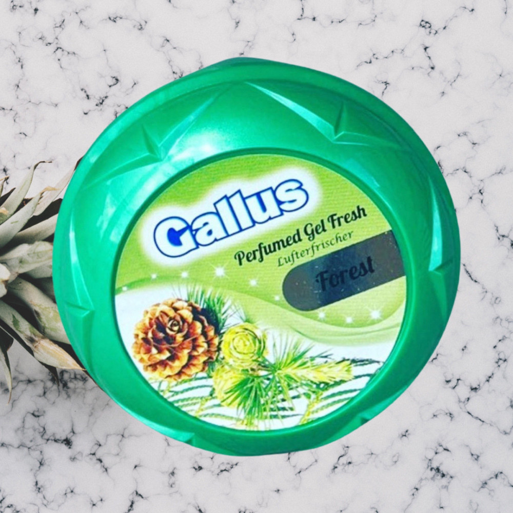 Парфумований освіжувач повітря в гелі цілодобової дії Gallus Forest 150 g. (Хвойний ліс) Виноградов - изображение 1
