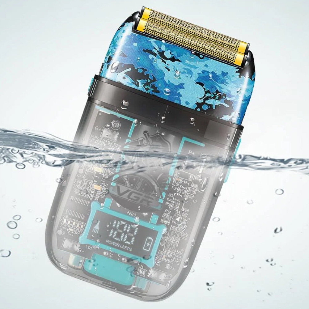 Аккумуляторная электробритва мужская,от USB,VGR V-352 SBR Киев - изображение 6