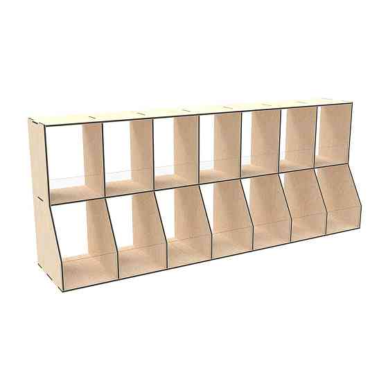 Товарная горка EKOSTAR 2 яруса 840х180х340 Киев