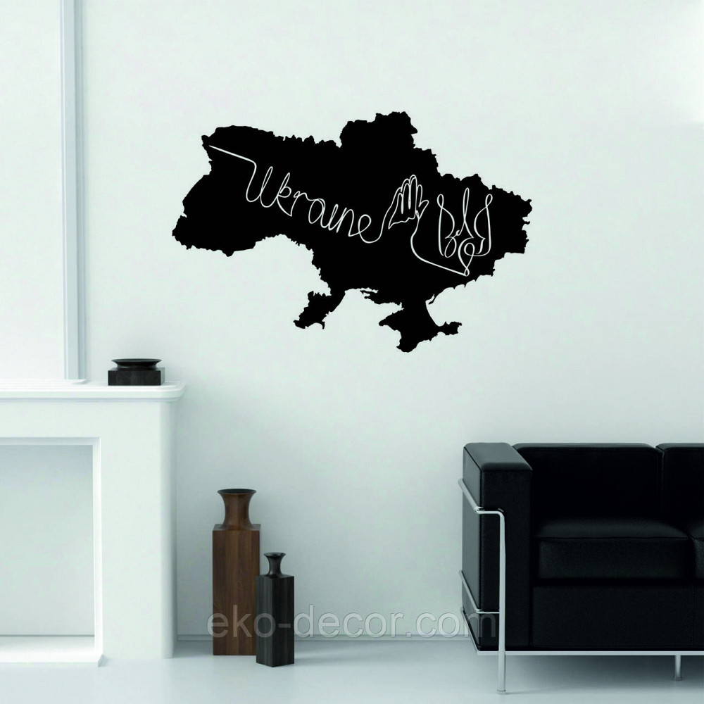 Декоративное настенное Панно «Украина» Декор на стену 90*60 см, Черный Киев - изображение 3