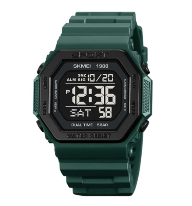 Часы наручные SKMEI 1988DKGN, DARK GREEN, 10284 Днепр - изображение 1