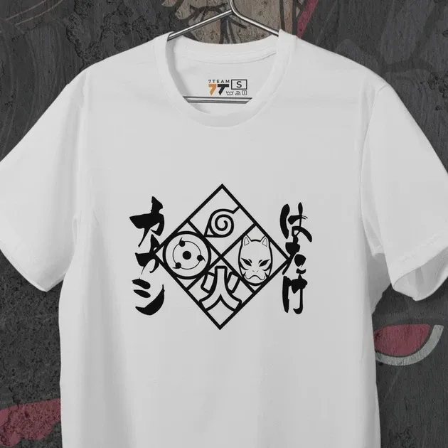 Футболка для подростка мальчика с принтом Наруто Символи Размер 160 Anime10284 Днепр - изображение 4