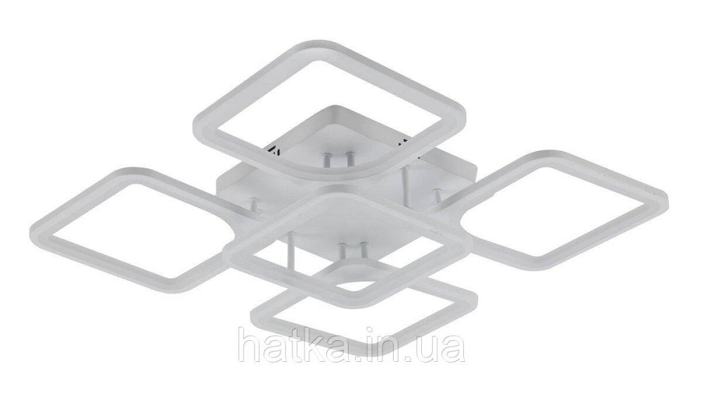 Люстра світлодіодна акрилова 6112-5 WT 86W Київ - фото 3