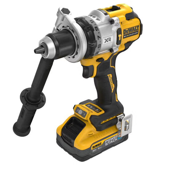 Професійна дриль-шурупокрут акумуляторний безщітковий ударний DeWALT DCD1007H2T : з АКБ 2шт-18V 5.0Ah і ЗП Київ