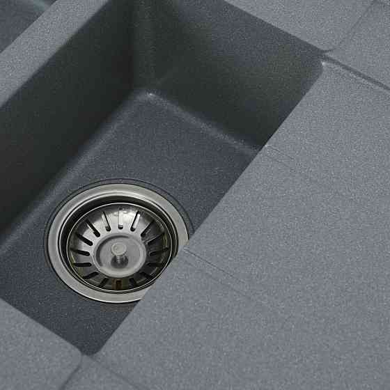 VALESO Гранітна мийка для кухні VALESO TOSKANA 7850W матова Сірий мусон Київ