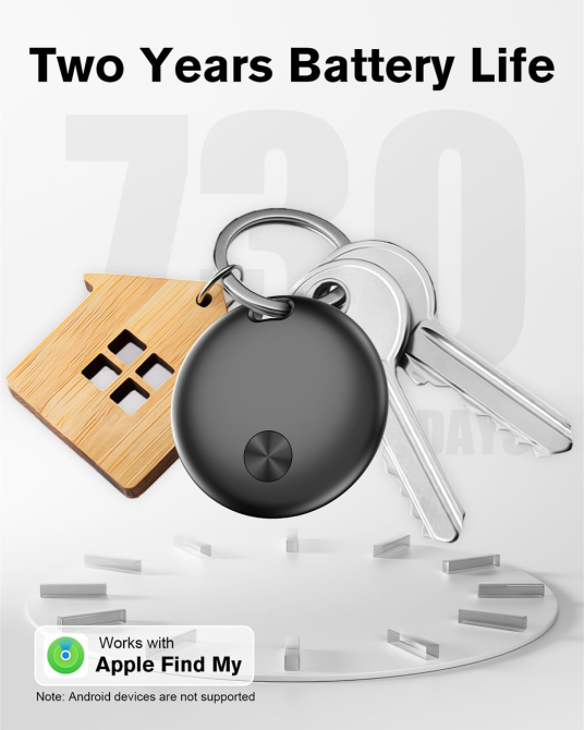 Смарт-трекер Hauibela weTag mini для пошуку речей, Apple Find My, Bluetooth до 50 м, звуковий сигнал, CR2032, iOS Київ - фото 7