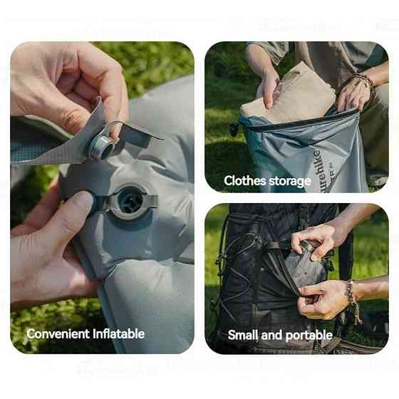 Мішок надувний універсальний для надувних матраців Naturehike, CNK2450PJ013, сірий Ровно