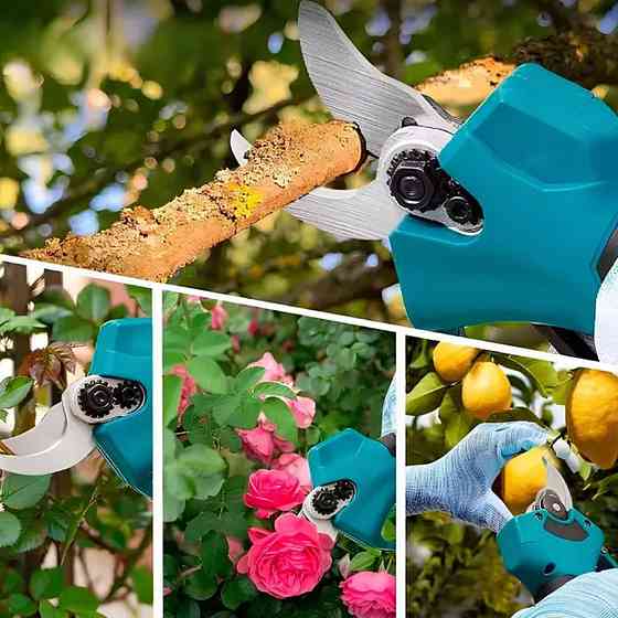 Акумуляторна ланцюгова пилка + садовий секатор 2 акумулятори,21V SBR Київ