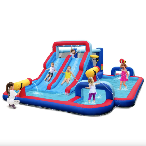 Надувний парк Costway Fun Kids із водними гірками (без вентилятора) Киев