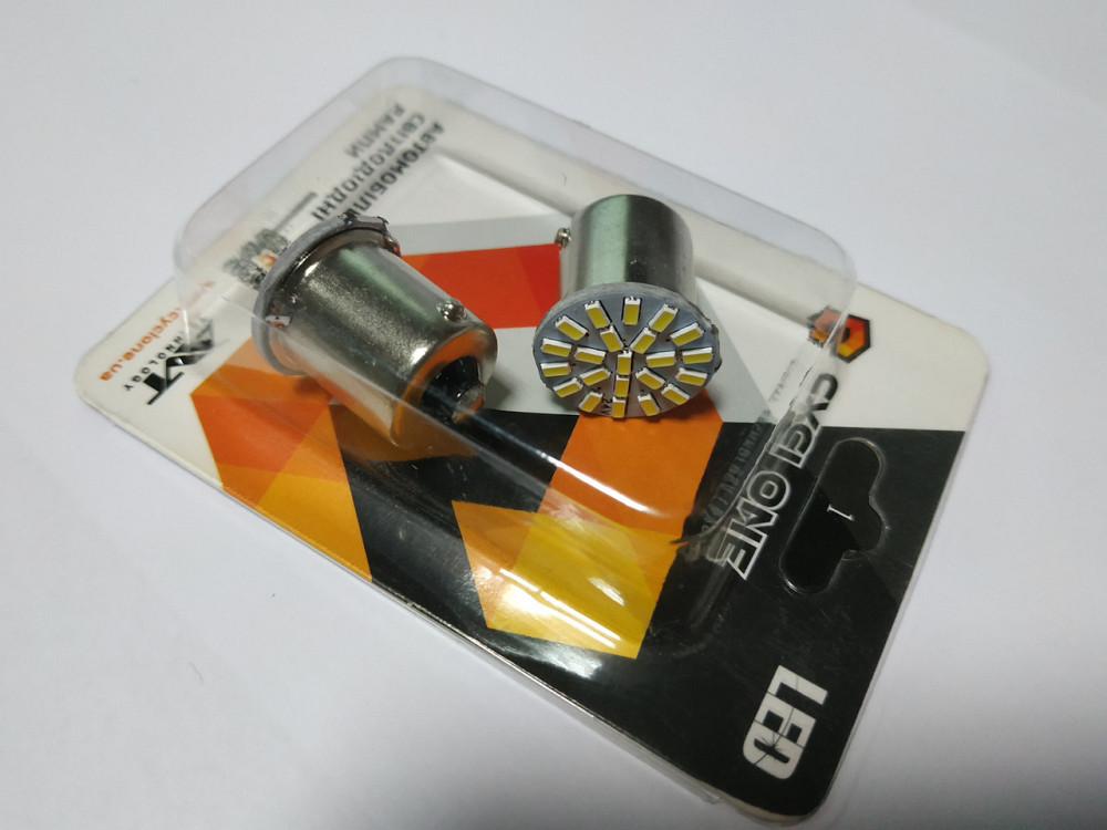 Лампочка 24V с больш. цок. 22LED S25-059 3020-22 290Lumen Винница - изображение 1