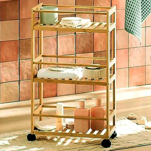 Етажерка на колесах "Рангел" сієна Миколаїв - фото 1