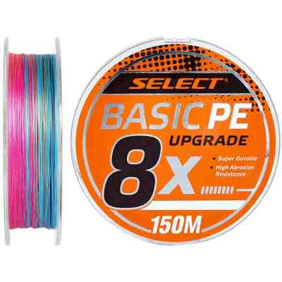 Шнур Select Basic PE 8x 150m Multi Color 0.6/0.10mm 12lb/5.5kg (1870.31.42) Винница