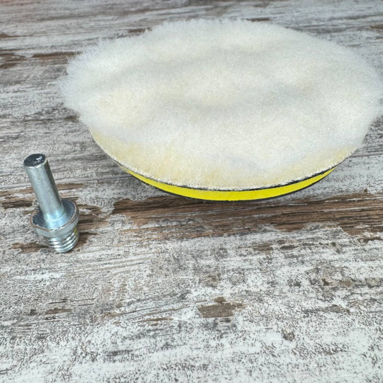 Комплект насадок для полірування та шліфування автомобіля, 6 шт + диск 12,5 см, на дриль Київ