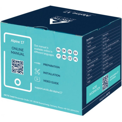 Кулер для процессора Arctic Alpine 17 (ACALP00040A) Винница - изображение 8