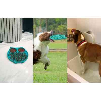 Посуда для собак WahoPet licky mat коврик-кормушка 15х16 см (желтая) (2700000021118) Винница