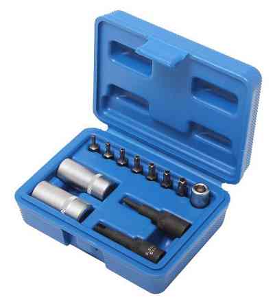 Біта торцева 10 мм, HEX, 8 мм, L = 80 мм Одеса