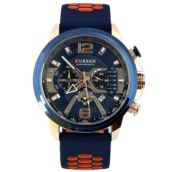 Годинник чоловічий наручний Curren Toronto Lava Blue (2 ремінці) Вінниця