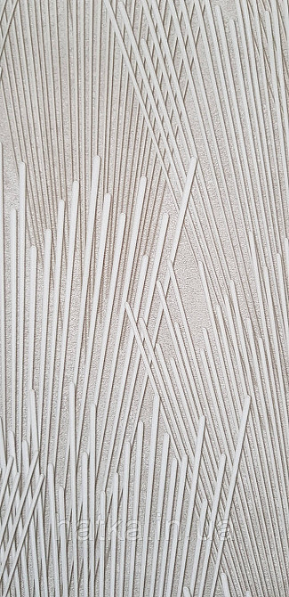 Шпалери вінілові на флізеліні Sintra Adria метрові абстракція смужки феєрверк структурні 3д темно-бежеві Київ - фото 1