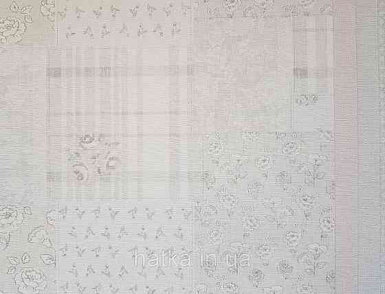 Шпалери вініл на флізеліні A.S.Creation Maison charme 0.53x10 прованс під плитку квіти смуги сірі білі Київ