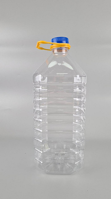 Пластикова пляшка ПЕТ 6,0 л Ø48 прозора з кришкою + ручка (25 шт.) Харків - фото 4