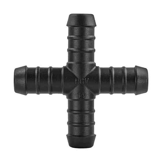 Фітинг штуцер з'єднувач шлангів універсальний (14 мм) Київ