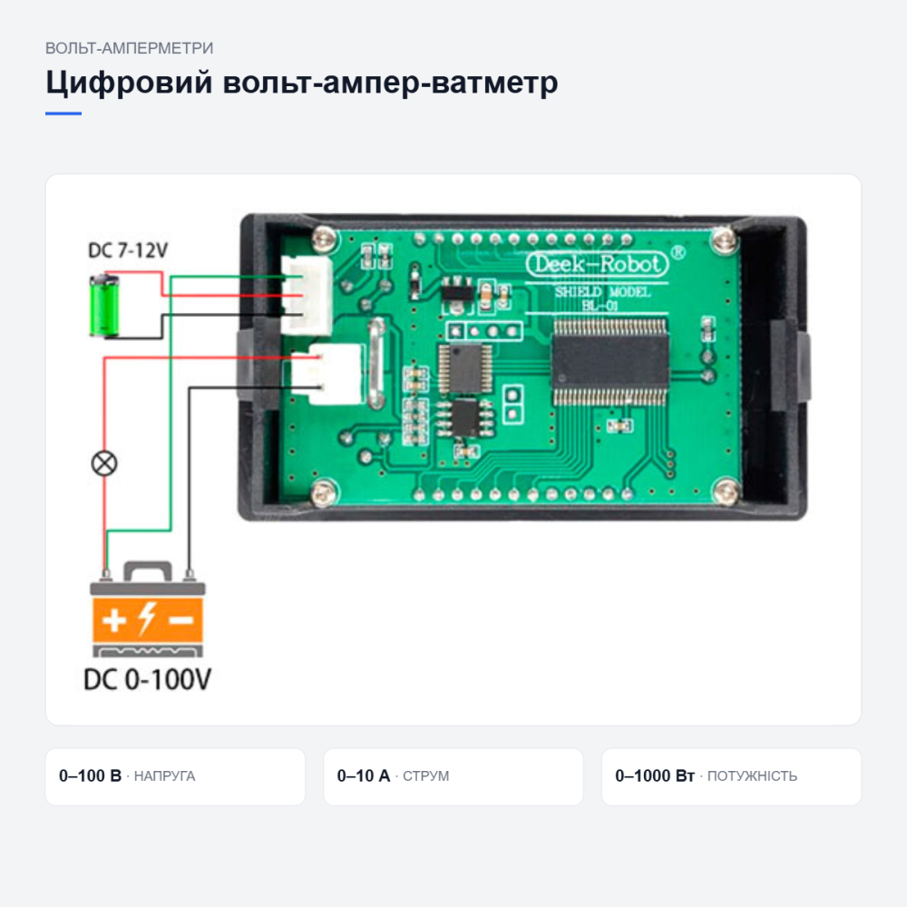 Цифровой измеритель Deek-robot Киев - изображение 12
