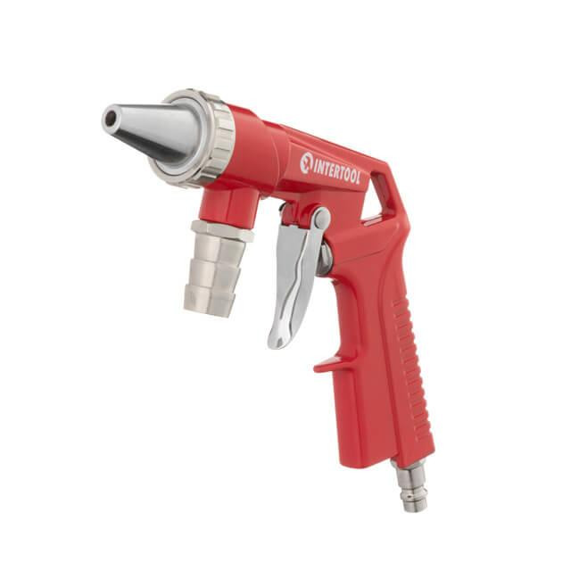 Пістолет піскострумінний, пневматичний, форсунка: 6 мм, подача піску через шланг, 8 атм INTERTOOL PT-0706 Киев - изображение 2