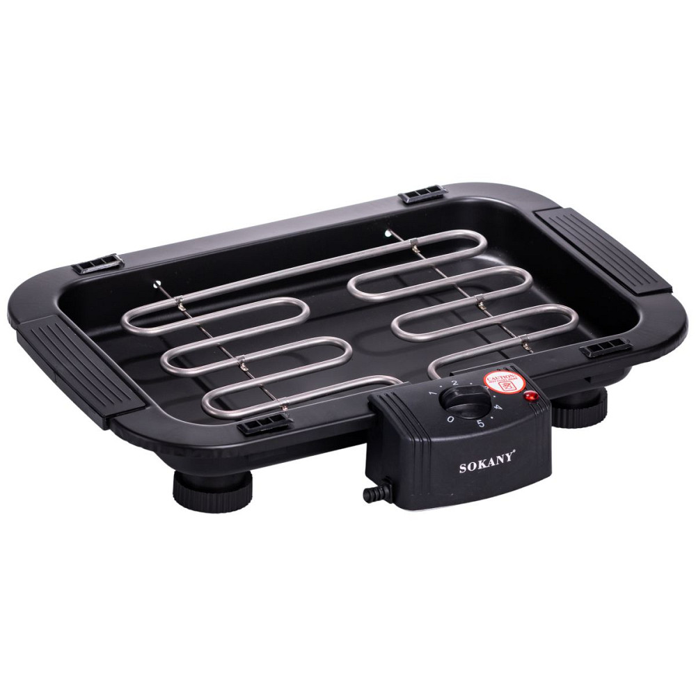 Електрогриль з термостатом 2000 Вт Sokany SK-273BG Коломия - фото 2