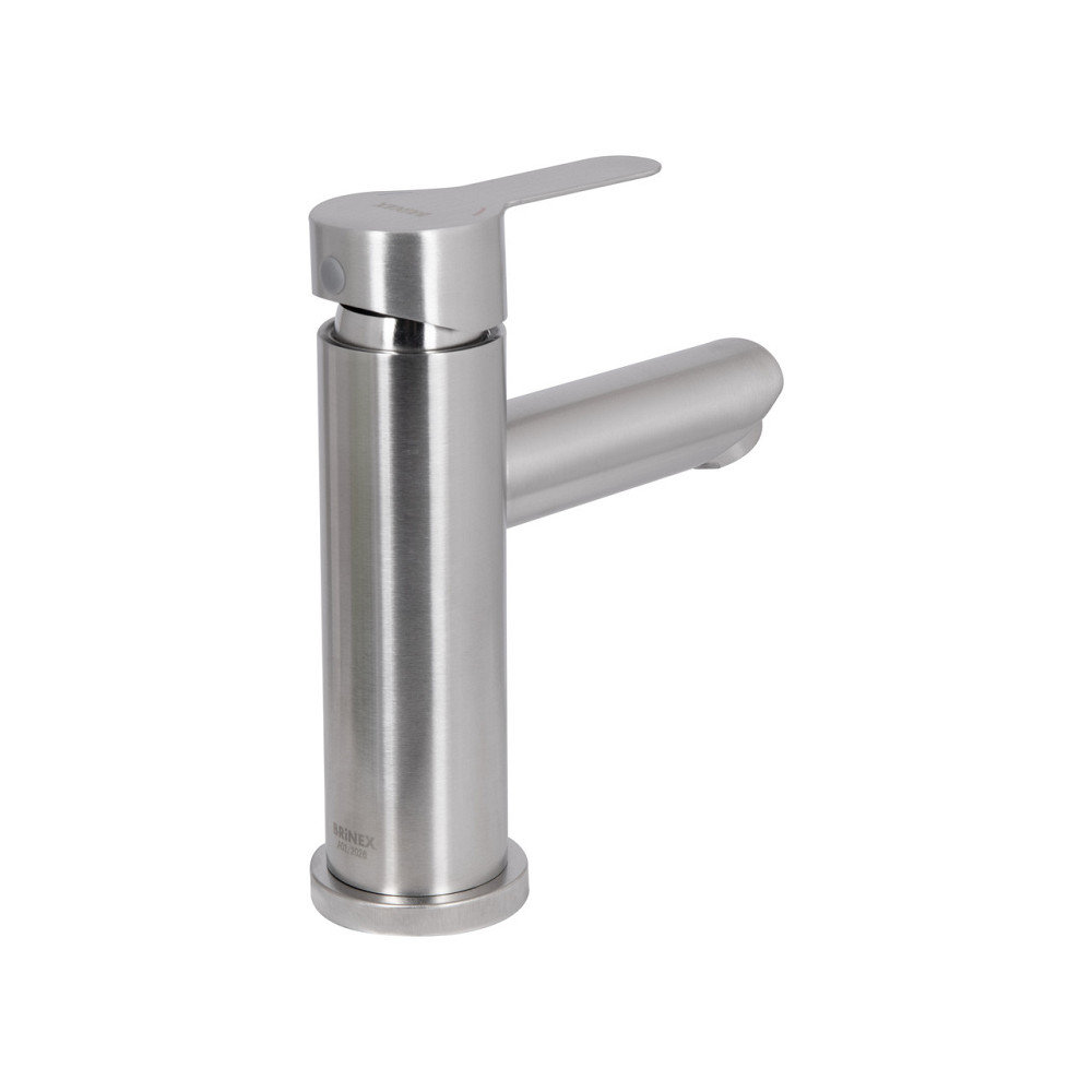 Смеситель для раковины Brinex Pure 001F низкий Nickel BRIPUR001FNKL Киев - изображение 13