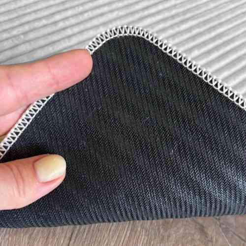 Килим універсальний для підлоги ТМ Dariana Фібра 68*120см світло-сірий Житомир