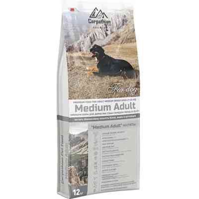 Сухой корм для собак Carpathian Pet Food Medium Adult 12 кг (4820111140695) Винница