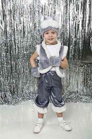 Дитячий новорічний костюм сірого котика Кривий Ріг