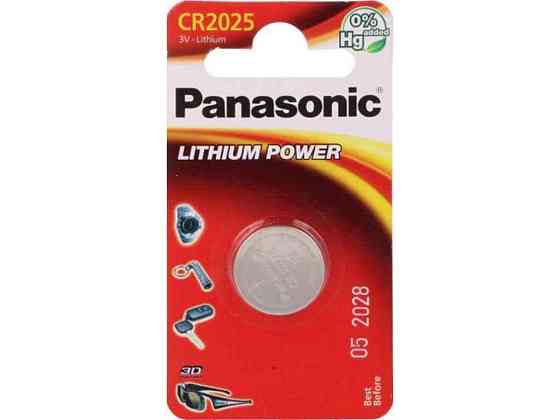 Батарейка літієва CR2025 Lithium 1шт (блістер) ТМ Panasonic Київ