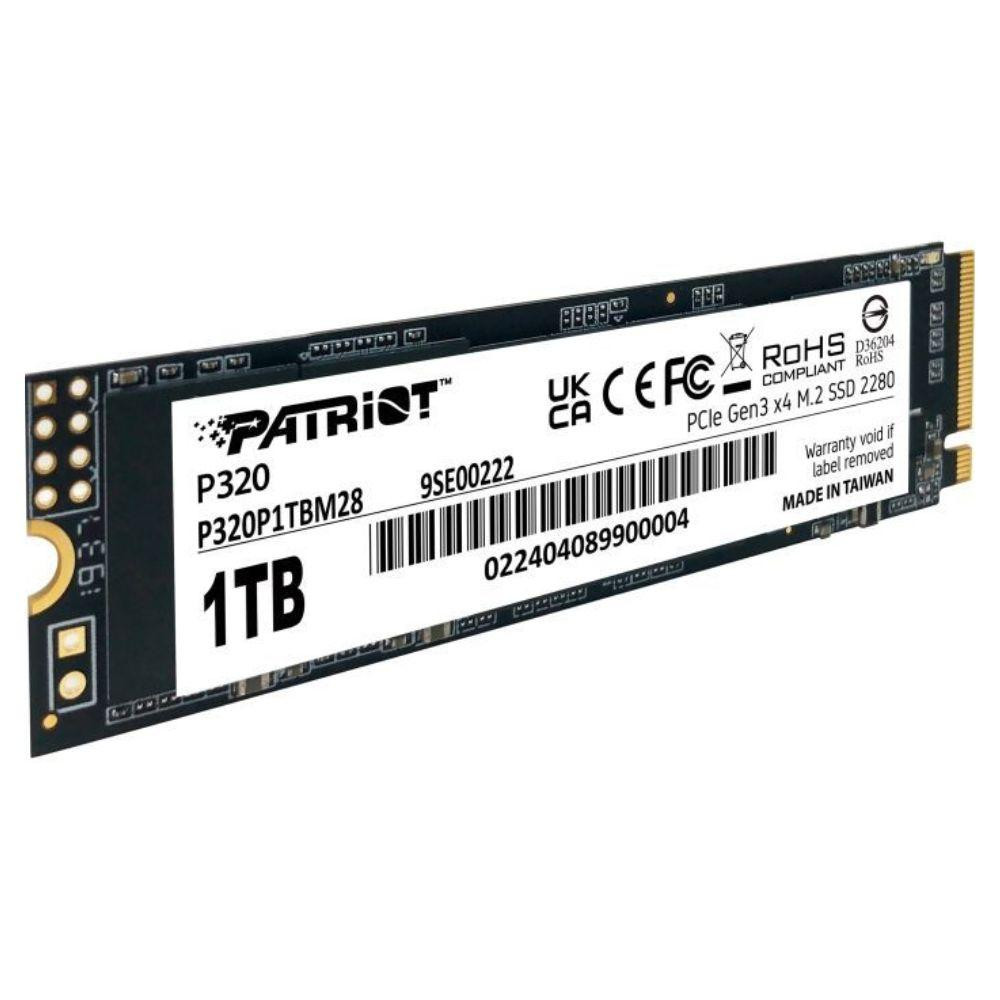 Накопичувач SSD M.2 Patriot P410 1TB NVMe 2280 PCIe Gen4 x4 5000/4500 TLC Киев - изображение 2